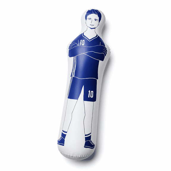 GARDVORA Football Tackling Dummies Training Equipment Inflatable Blue