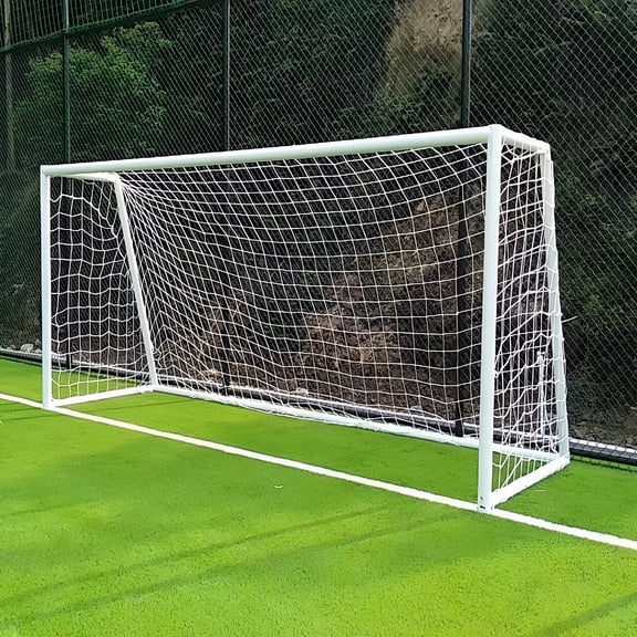 GARDVORA Polypropylene Soccer Net Durable Football Training Goal White