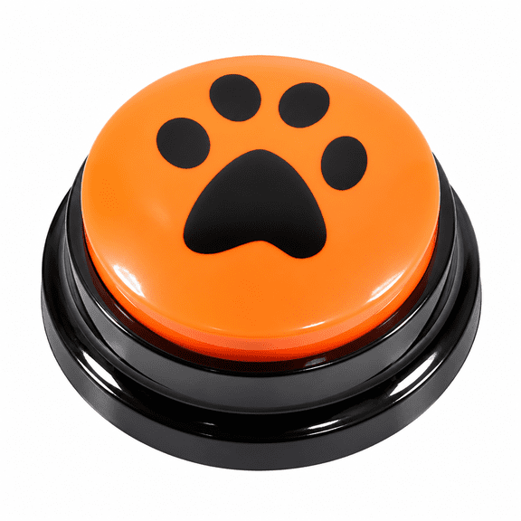 GARDVORA Recordable Button,Pet Voice Button Dog Buttons,Boosts Pet Intelligence Dog Talking Buttons,Orange