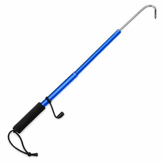 GARDVORA Stainless Steel Fishing Hook, Fishing Gaff, Portable Telescopic Sea Fishing Gaff Aluminum Alloy Pole With Stainless Steel Spear Hook