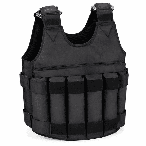 GARDVORA Weighted Vest for Men Workout - Adjustable Weight Vests 20lbs/ 30lbs/ 40lbs/ 50lbs/ 100lbs Max Loading 110lbs Workout Equipment