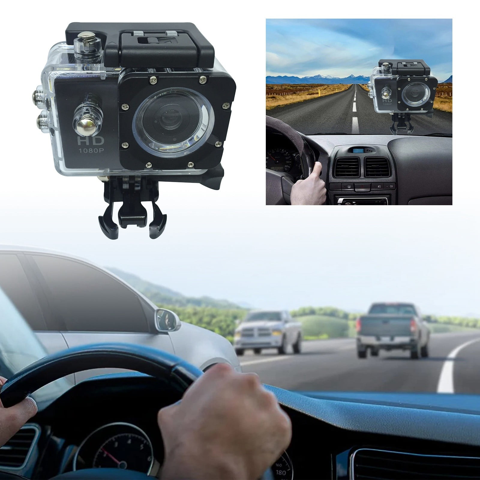 GARENAS 1080P Dashcam /Motorcycle Outdoor Sports Camera Outdoor Extreme