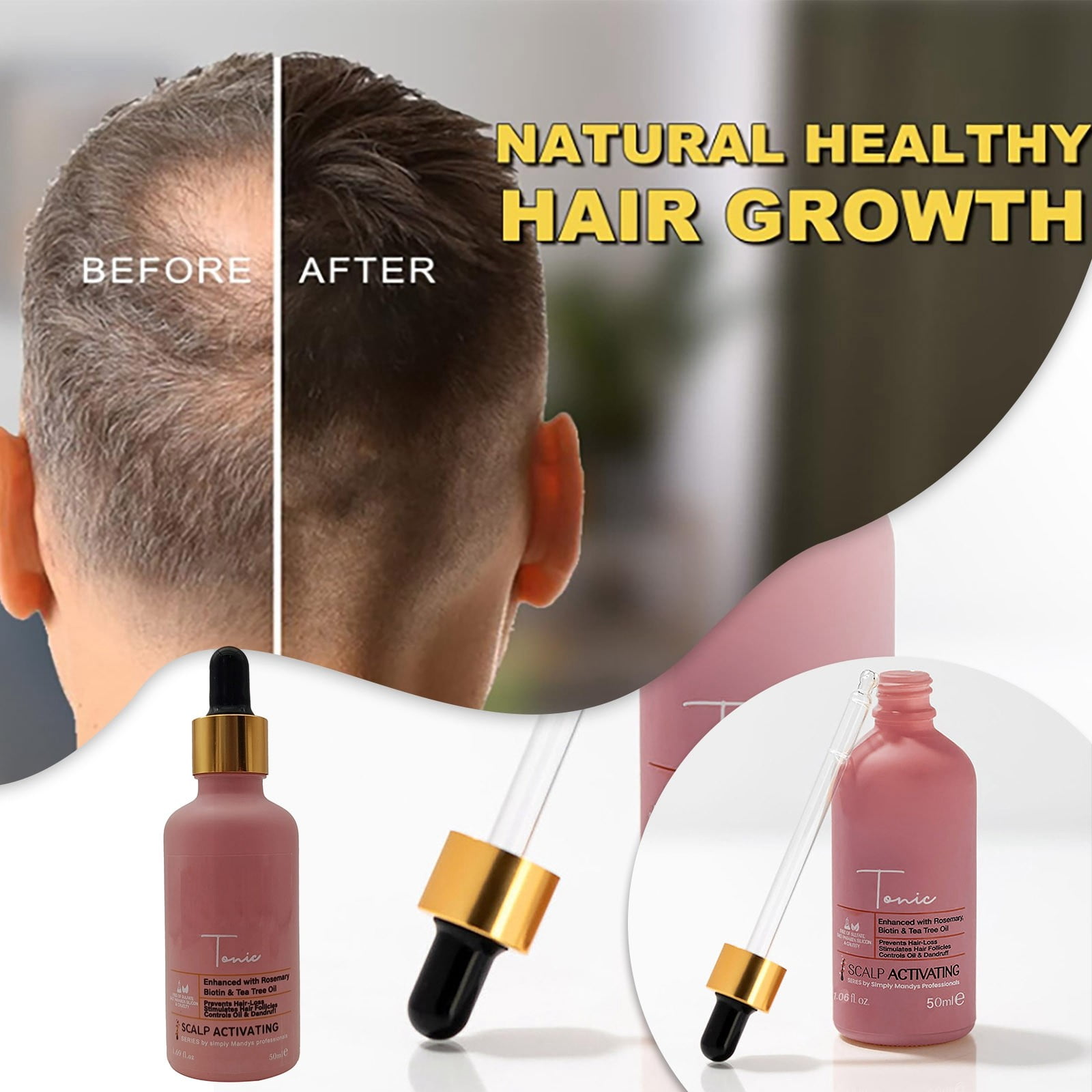 GARENAS 50ml Scalp Soothing Hair Styling Skin Soothes Scalp Manages