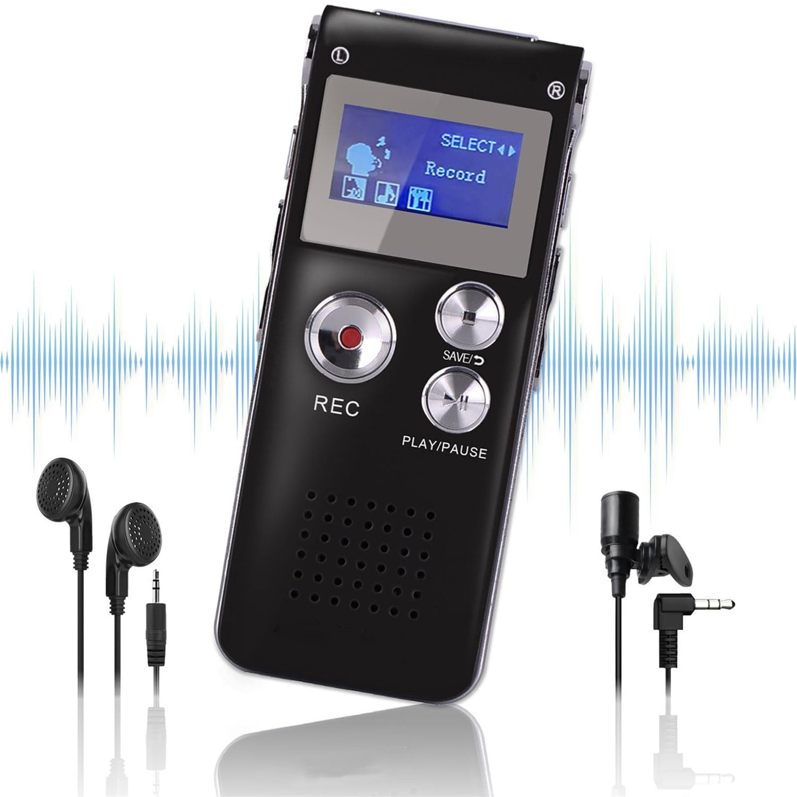 GARENAS 64GB Digital Voice Recorder for Lectures Meetings Voice