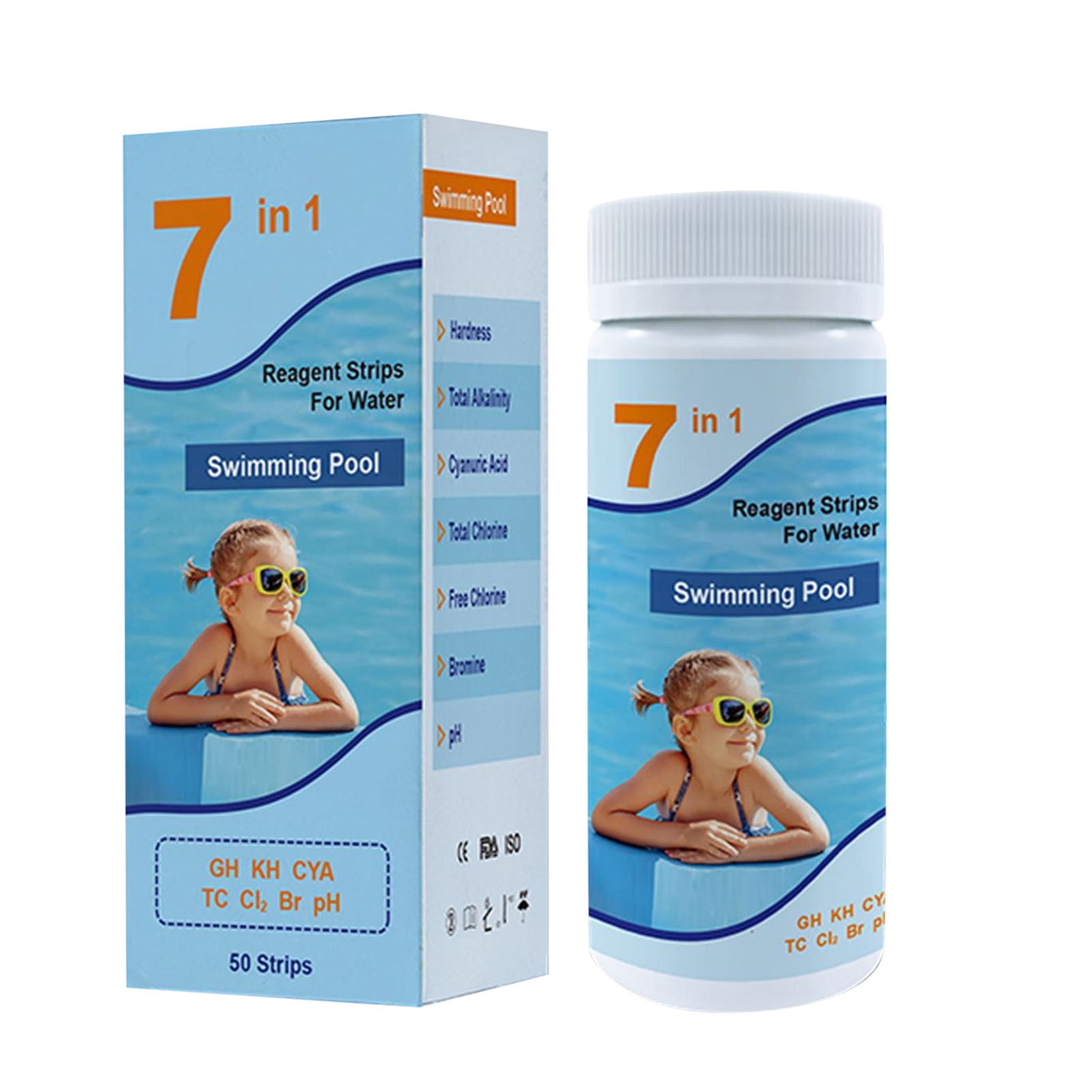 GARENAS Alkalinity Human Test and Paper Acidity Test for Swimming Ph