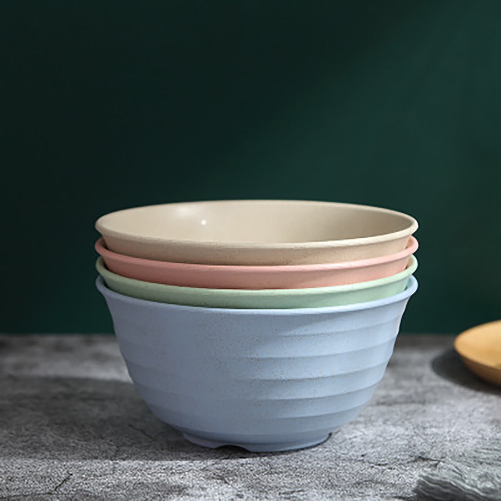 GARENAS Bowls Microwave Dishwasher Cereal Bowl Large 7 inch Set of 4