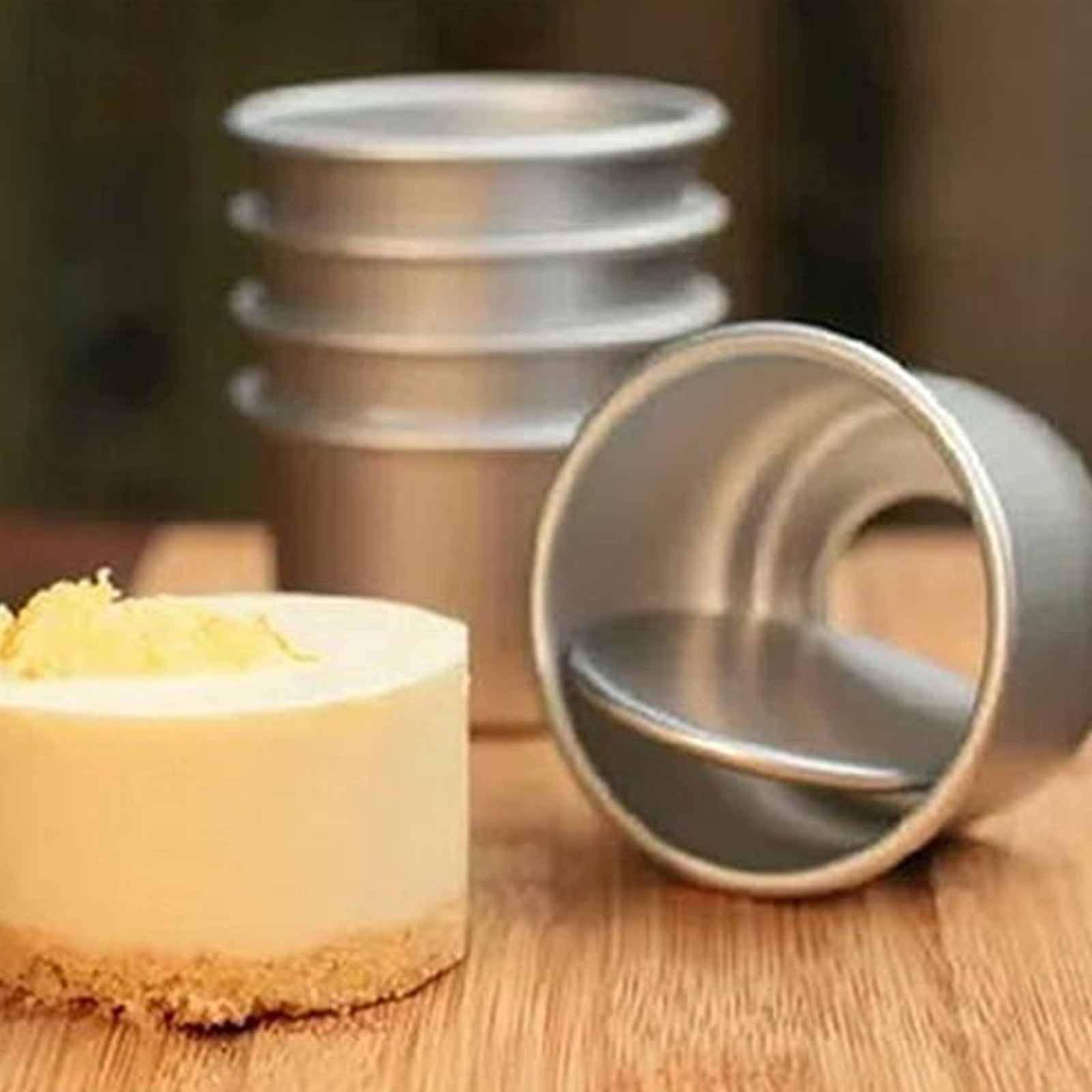 GARENAS Mini Cupcake Pans Cake Pan 5pcs 2.5inch Round Mini Cake Pan ...