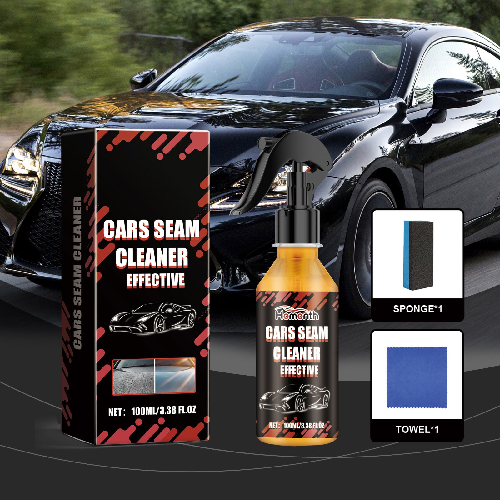 GARENAS Car Water Stain Cleaner Decontamination Stain Removal
