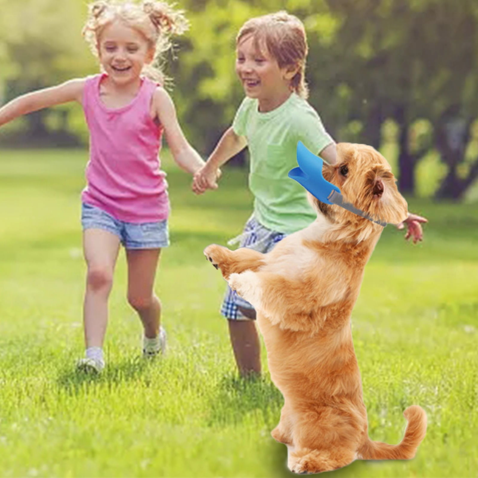 GARENAS Dog Mouth Cover to Biting Barking and Eating Mistakes Pet