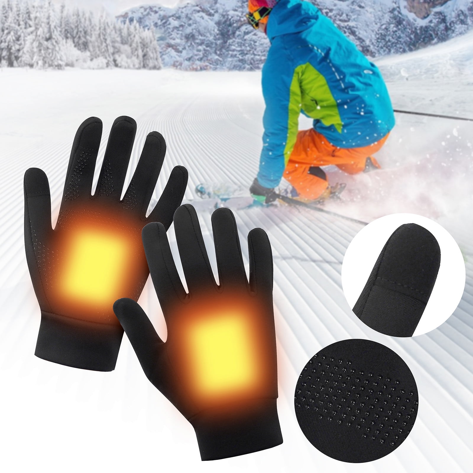 GARENAS Driving Cold Weather Gloves Work and Men'S Running Gloves