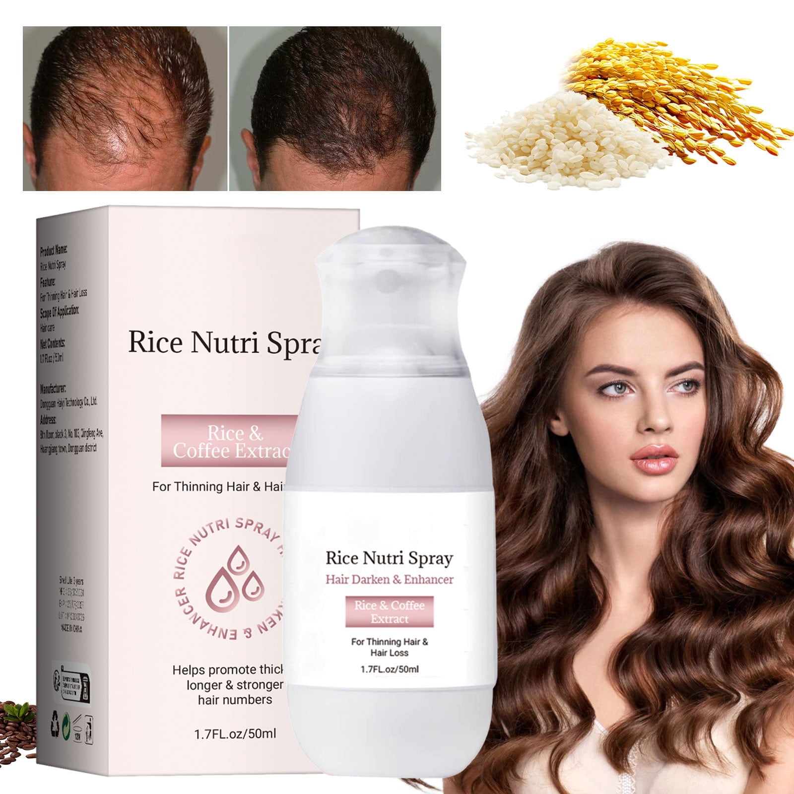 GARENAS Hair Helper Spray by Hair Helper Spray Hair Thickening Natural