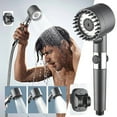 GARENAS Handheld Detachable Showers Heads Filter Shower Head