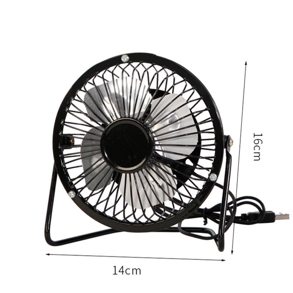 GARENAS MINI USB Powered Desktop Cooling Fan Computer Laptop Quiet Low