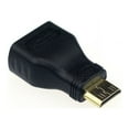 GARENAS Mini HDMI Male Type C to Female Type A Adapter Connector for