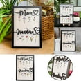 GARENAS Mother's Day Crafts DIY Handwritten Name Photo Frame Ornaments