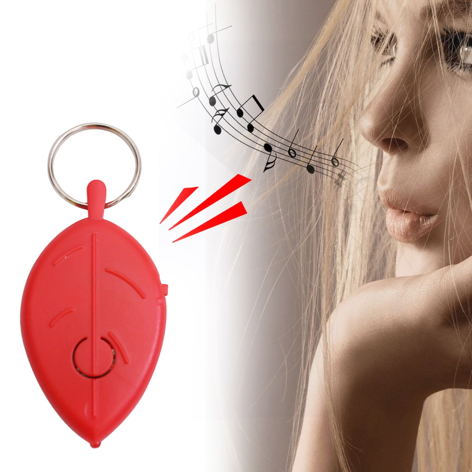 GARENAS New Keys Ring Voice Control Antilost Mini Flashing Hiss Key