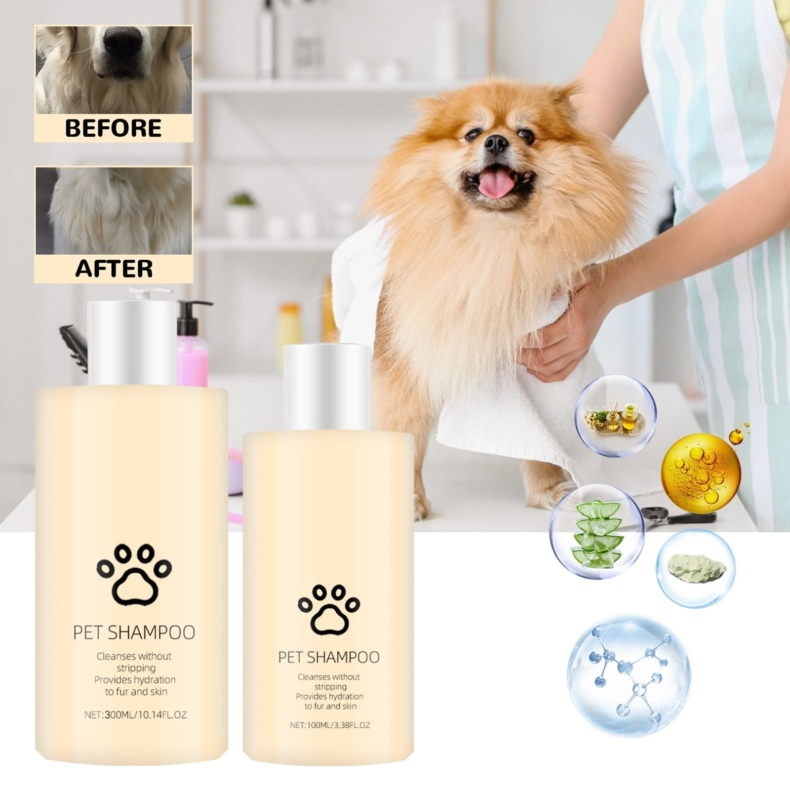 GARENAS Pet Shampoo Street Scent Dog Shampoo and Coat Wash for