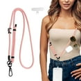 thumbnail image 1 of GARENAS Phone Lanyard Crossbody with A Phone Tabs Adjustable Antitheft Phone Strap for All Phones Metal Buckles Universal Cell Phone Neck Lanyard for Women and Men(Pink), 1 of 4