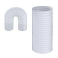 GARENAS Portable Portable Air Conditioner Exhaust Pipe with Built in