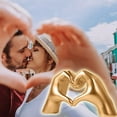 thumbnail image 1 of GARENAS Scary Decorations Surprise Gift Heart Hands Sculpture Decor For Bedroom Living Room Bookshelf Table Modern Love Heart Hands Statues Boho Home Decor Accessories, 1 of 5