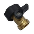 GARENAS Super Heavy Duty 3/4 inch Brass Water Shut Off Valve Garden