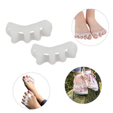 GARENAS Toe Separator Toe Spreader Toe Spacer Toe Divider for Therapeutic Relief(White)