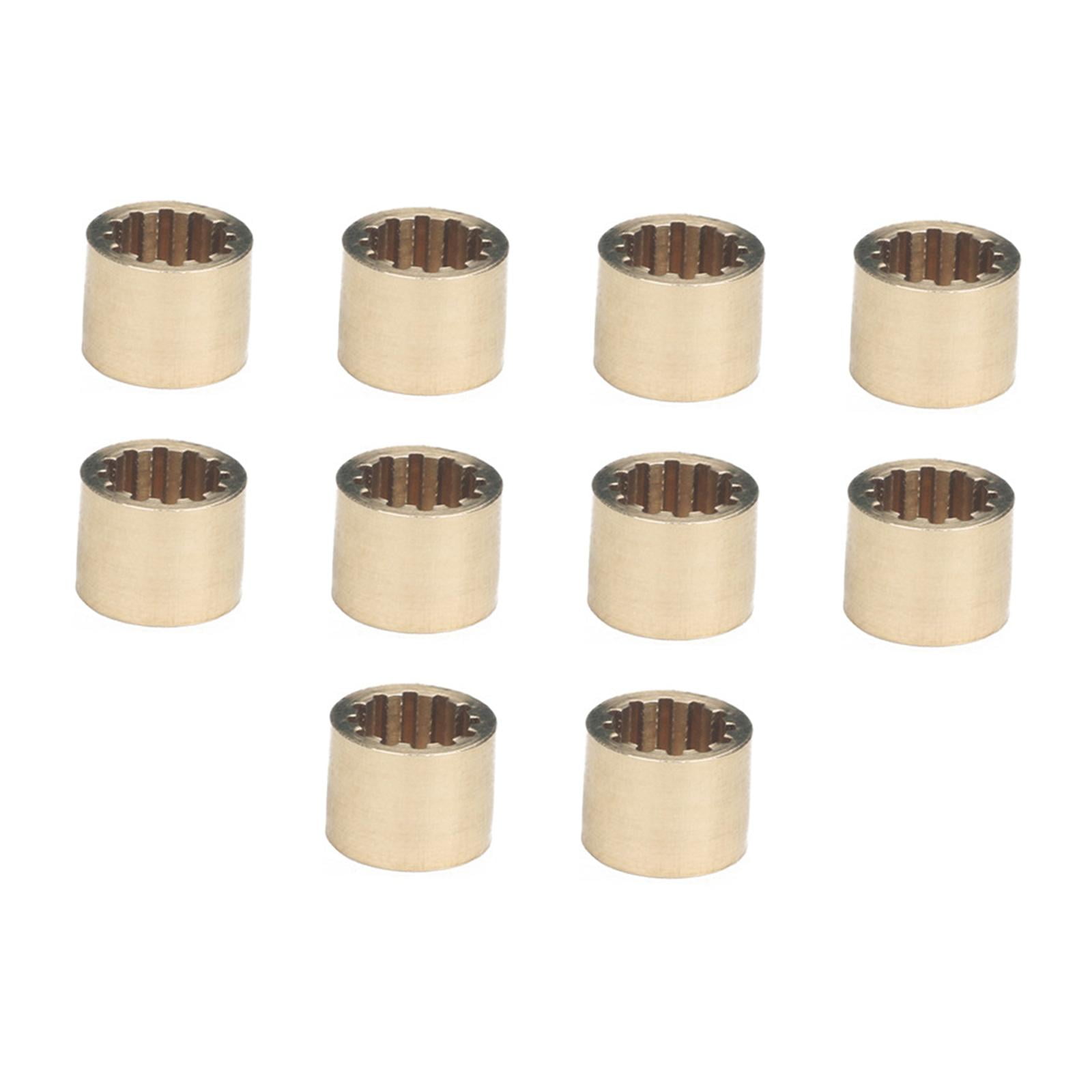GARENDE 10 Pieces Billiard Cue Ferrules Copper Cue Ferrules Copper Pool