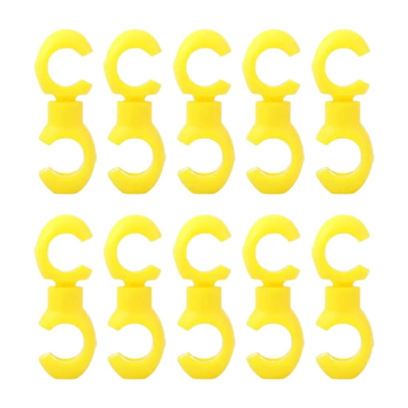 GARENDE 10Pcs Bike Cable Clasps Bike Cable Clips for Mountain Bike Riding Road Bikes Yellow