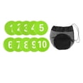 thumbnail image 1 of GARENDE 10x Numbered Floor Spoting Markers for Court Floor Indoor Outdoor Basketball Green, 1 of 9