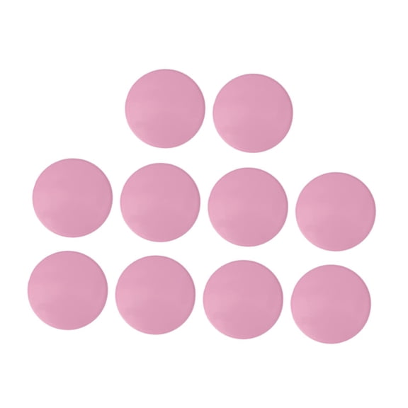 GARENDE 10x Soccer Markers Flat Cones Multipurpose Non Slip Round 12cm Soccer Cones Training Equipment for Football Basketball Tennis Pink