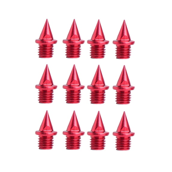 GARENDE 12 Pieces Replacement Spikes for Track Shoes for Short Running Sprint Sports Red