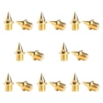 thumbnail image 1 of GARENDE 16 Pieces Replacement Spikes for Track Shoes 7 mm for Short Distance Running Gold Sharp Nails, 1 of 9
