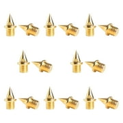 GARENDE 16 Pieces Replacement Spikes for Track Shoes 7 mm for Short Distance Running Gold Sharp Nails