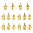 thumbnail image 1 of GARENDE 16 Pieces Replacement Spikes for Track Shoes 7 mm for Short Distance Running Gold Short Nails, 1 of 9