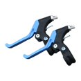 thumbnail image 1 of GARENDE 2 Pieces Bike Brake Lever Three Finger Compatibility Replacement Accessories Black and Blue, 1 of 9