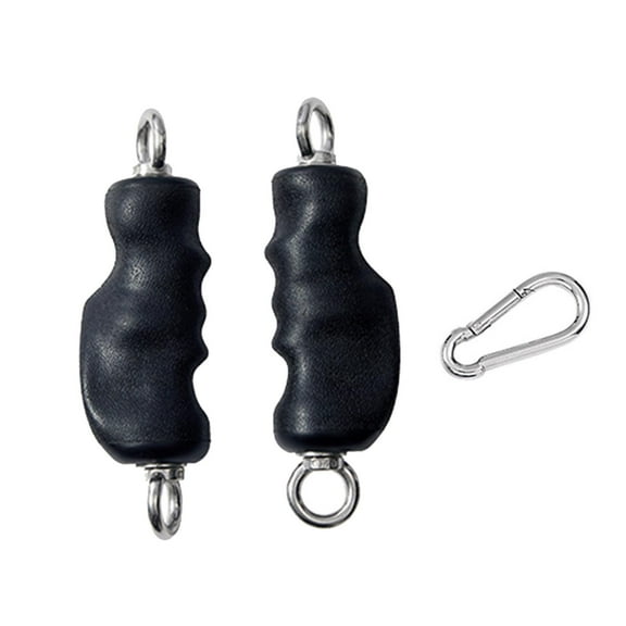 GARENDE 2Pcs Exercise Handles Grip Strength Home Cable Machine Pull up Grips Handles
