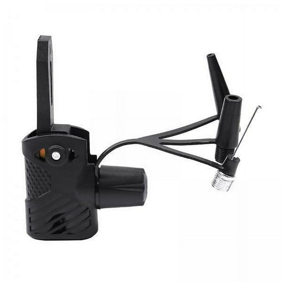 GARENDE 2x Nozzle Hose Adapter Air Pump Inflator Head Pumping Parts Mini Pump Reusable Connector for Road Bike Tire Parts , Black, 4 Pcs