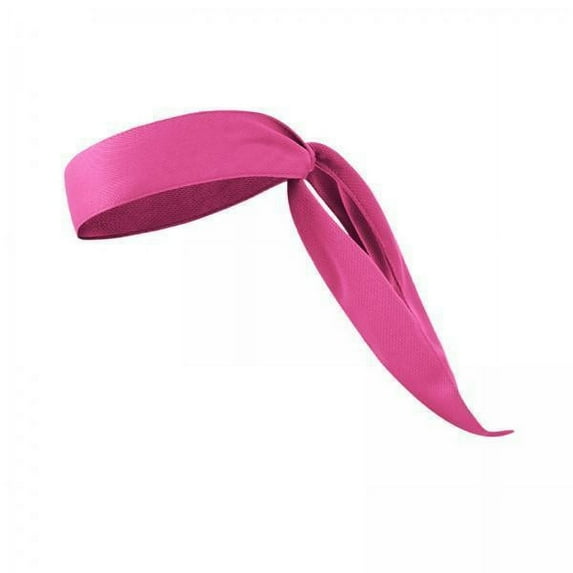 GARENDE 2x Solid Color Nonslip Hairband for Athletic Workout Tennis Casual Wear , Rose Red, 4 Pcs