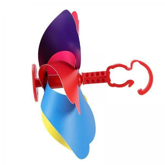 GARENDE 2x Windmill Cute Bike Accessory for Most Tricycle Pushchair Short pole colorful 2 Pcs