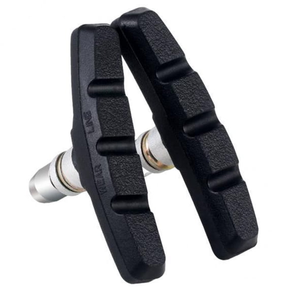 GARENDE 2x2 Pieces Pads Brake Shoe Pad Block Mountain Mountain Bike Black