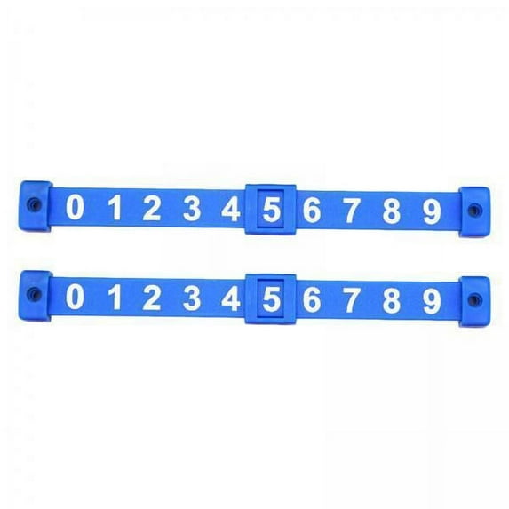 GARENDE 2x2PCS Football Score Counter 0 to 9 Portable Table Football Goal Counter Keeper Scoring Marker , Blue, 2 Pcs