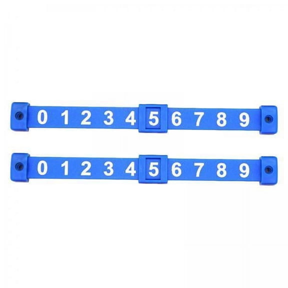 GARENDE 2x2PCS Football Score Counter 0 to 9 Portable Table Football Goal Counter Keeper Scoring Marker , Blue, 2 Pcs