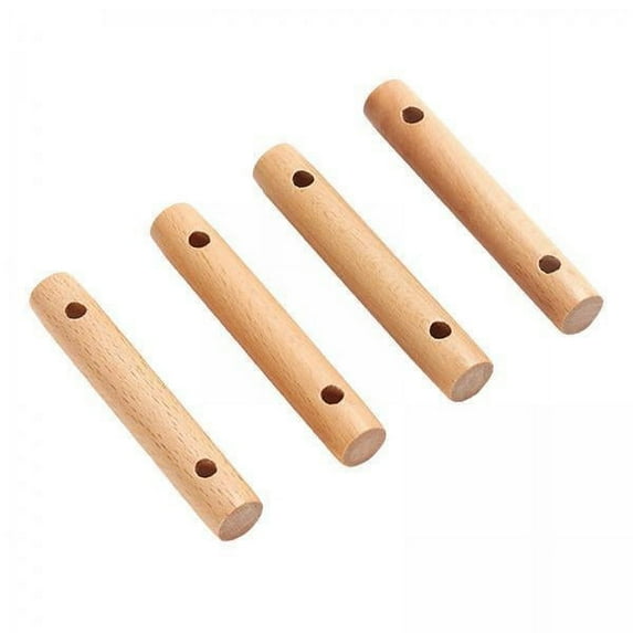 GARENDE 2x4 Pieces Tent Line Adjusters Wind Rope Adjustment Buckles for Hammock Canopy , Wood, 4 Pcs