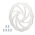 thumbnail image 1 of GARENDE 2xBike Disc Brake Rotor Center Lock Lightweight Stainless Steel Hollow Replace 160MM A, 1 of 9