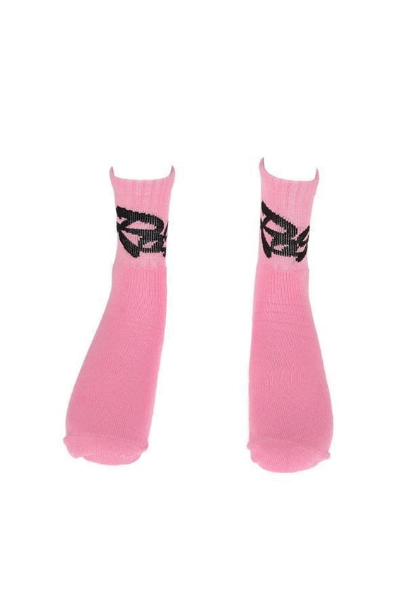2xChild Cotton Warm Socks Stockings for Winter Ski Skating Pink 2 Pcs