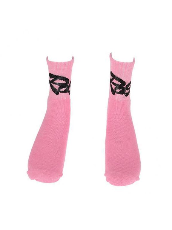 2xChild Cotton Warm Socks Stockings for Winter Ski Skating Pink 2 Pcs