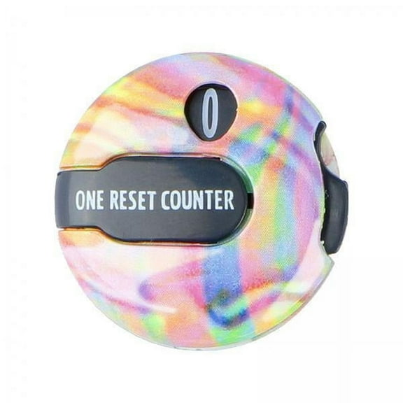 GARENDE 2xMini Golf Stroke Counter up to 12 Shots Score Golf Score Counter with Clip Rainbow 2 Pcs