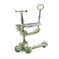 thumbnail image 1 of GARENDE 3 Wheel Kick Scooter Riding Toy Adjustable Height Handlebars Light up Wheels Green, 1 of 9