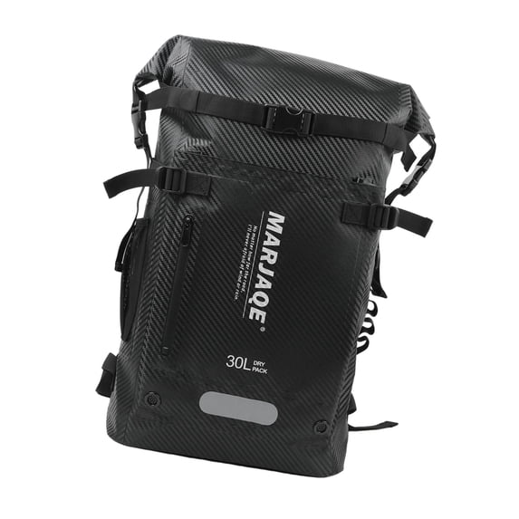 GARENDE 30 Liters Swimming Backpack Dry Bag for Snorkeling Rafting Multi Compartment Black