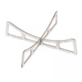 thumbnail image 1 of GARENDE 3X Mini Alcohol Cross Stand Foldable Rack Spirit Shelf Burner Stand, 1 of 9